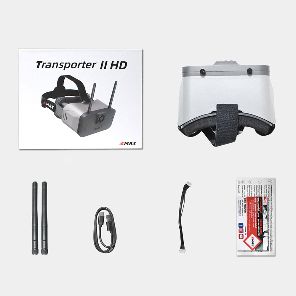 Цифровые FPV-очки EMAX Transpo – обзор и цена Hdzero Goggles Fpv Digital Hd
