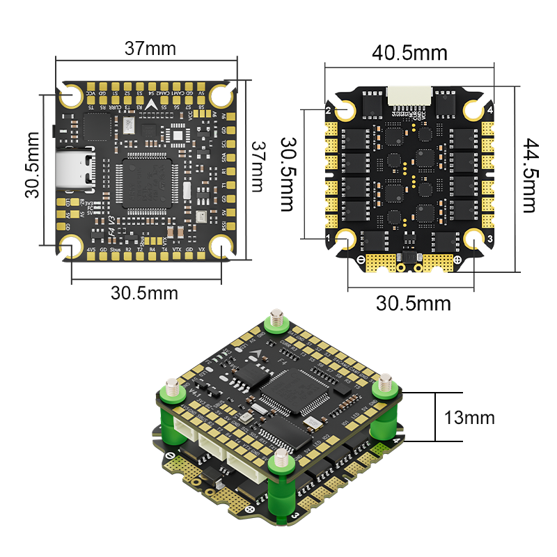 Aocoda-RC F465S V4 Stack F405  – обзор и цена Speedybee F405 V4 Bls 55A Stack