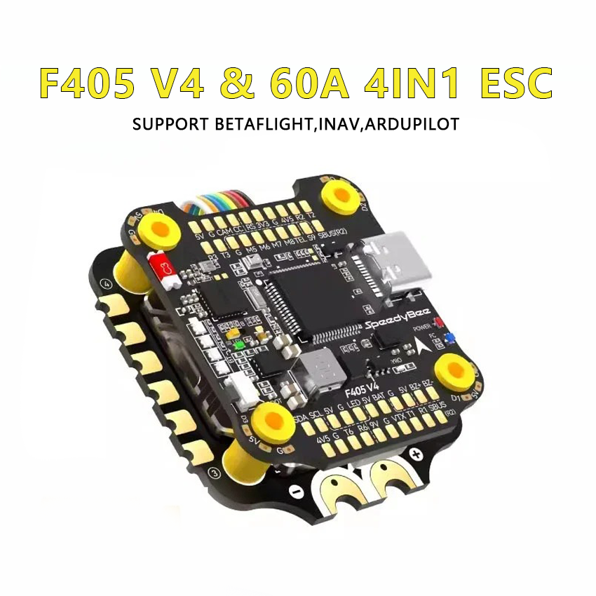 Полетный контроллер SpeedyBee  – обзор и цена Speedybee F405 V4 Bls 55A Stack
